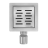 drain Rea Line 150x150 nickel brush (REA-G6205)
