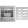 drain Rea Line 150x150 nickel brush (REA-G6205)