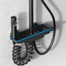 shower system Rea Savio black (REA-P8410)