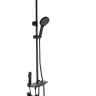 shower system Rea Savio black (REA-P8410)