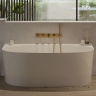 stone bathtub Omnires Valencia M+ 158x86 white (VALENCIAWPBP)