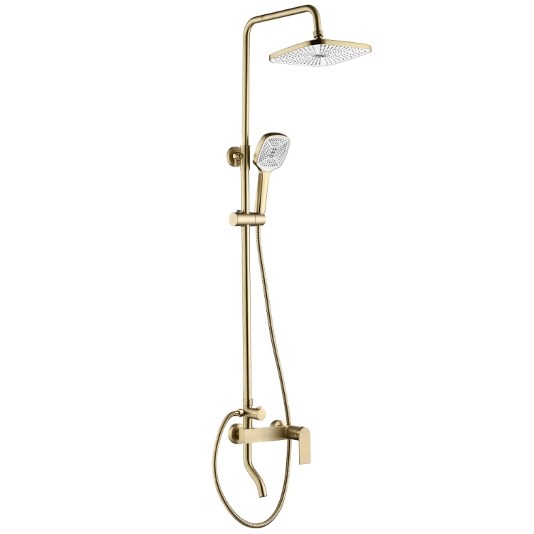 Sistema de ducha Rea Storm oro cepillado (REA-P9535)