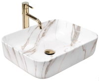 Lavabo Rea Demi Aiax 55x39,5 brillante (REA-U4100)