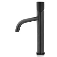 Mezclador de lavabo Rea Tomi Gun gris, alto (REA-B9406)