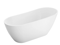 Bañera acrílica Rea Cori 160x78 + sifón + tapón clic/clack (REA-W3000)