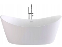 Bañera acrílica Rea Ferrano 160x80 + sifón + tapón clic/clack (REA-W0150)