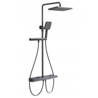 Sistema de ducha Rea Pedro con termostato, tytan (REA-P0896)
