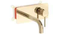 Mezclador de lavabo Rea Viva dorado (REA-B6251)