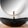 washbasin Rea Royal 36x60,5 black marble mat (REA-U7478)