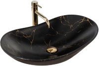 Lavabo Rea Royal 36x60,5 mármol negro mate (REA-U7478)