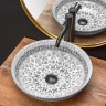 washbasin Rea Arte 40x40 dark grey (REA-U8002)