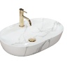 Lavabo Rea Aura 61x41 mármol brillante (REA-U8003)