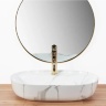 Lavabo Rea Aura 61x41 mármol brillante (REA-U8003)