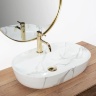 Lavabo Rea Aura 61x41 mármol brillante (REA-U8003)