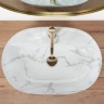 Lavabo Rea Aura 61x41 mármol brillante (REA-U8003)