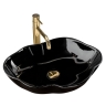 Lavabo Rea Pearl 51,5x37,5 negro brillante (REA-U0858)