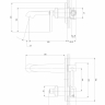 concealed washbasin mixer Omnires Armance antique copper (AM5215ORB)