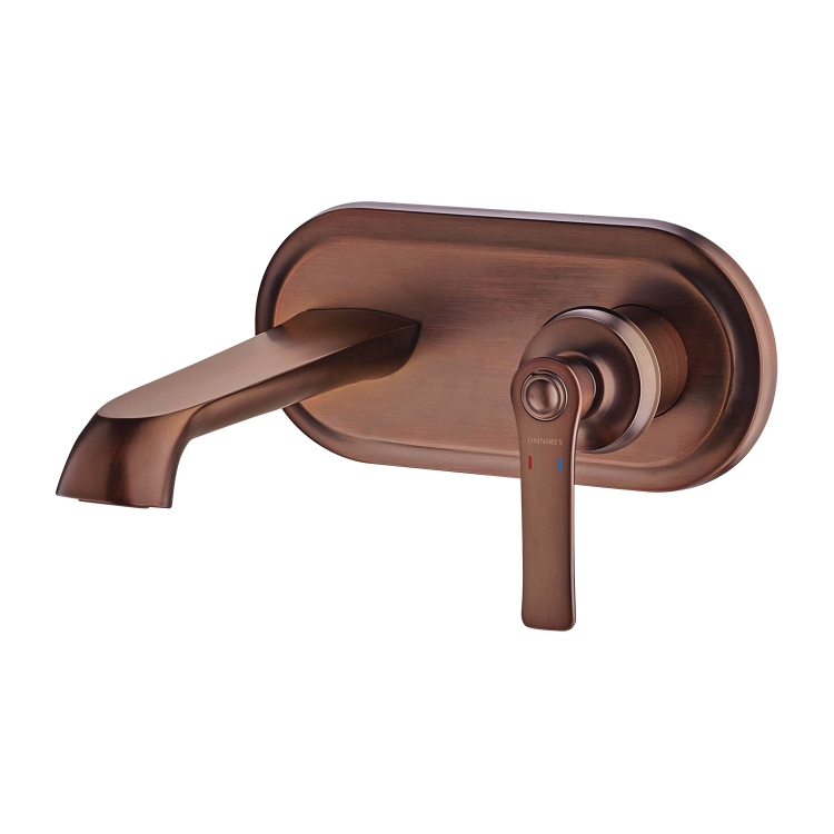 concealed washbasin mixer Omnires Armance antique copper (AM5215ORB)