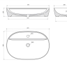 Lavabo Omnires Atlanta 60,5x40 blanco (ATLANTA610BP)
