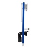 Rea installation system for toilet + button H chrome (REA-E0014)