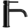 Mezclador de lavabo Rea Lungo negro metalizado (REA-B0661)