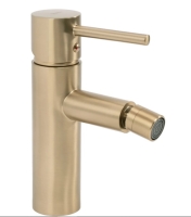 Mezclador de bidé Rea Tess con cepillo dorado (REA-B7010)