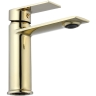 Mezclador de lavabo Rea Veneta dorado bajo (REA-B6417)