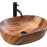 washbasin Rea Amelia 34,5x48 wood (REA-U5060)
