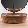washbasin Rea Amelia 34,5x48 wood (REA-U5060)