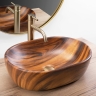 washbasin Rea Amelia 34,5x48 wood (REA-U5060)