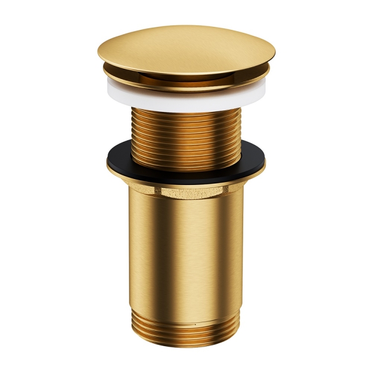 Omnires click-clack brushed gold bottom valve (A716GLB)