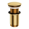 Omnires click-clack brushed gold bottom valve (A716GLB)