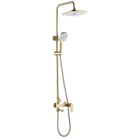 Sistema de ducha Rea Storm oro cepillado (REA-P9536)