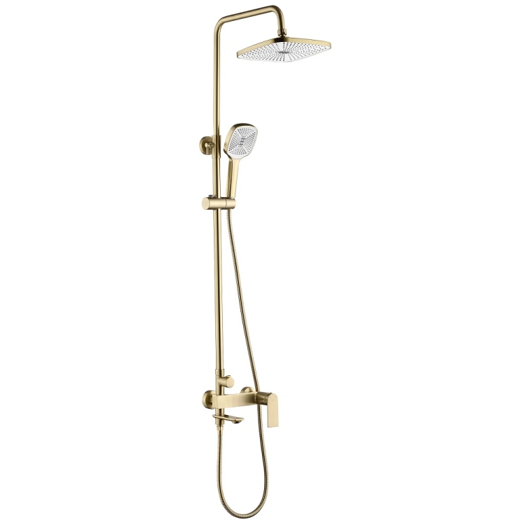 shower system Rea Storm brushed gold (REA-P9536)