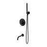 Mezclador de baño empotrado Omnires Y negro/dorado (SYSYW01BLGL)
