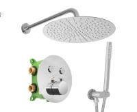 Conjunto de ducha empotrado Rea Lungo cromo (REA-P6715)