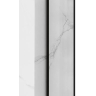 shower wall Rea Hugo 80x200,5 safety glass, transparent, black (REA-K6607)