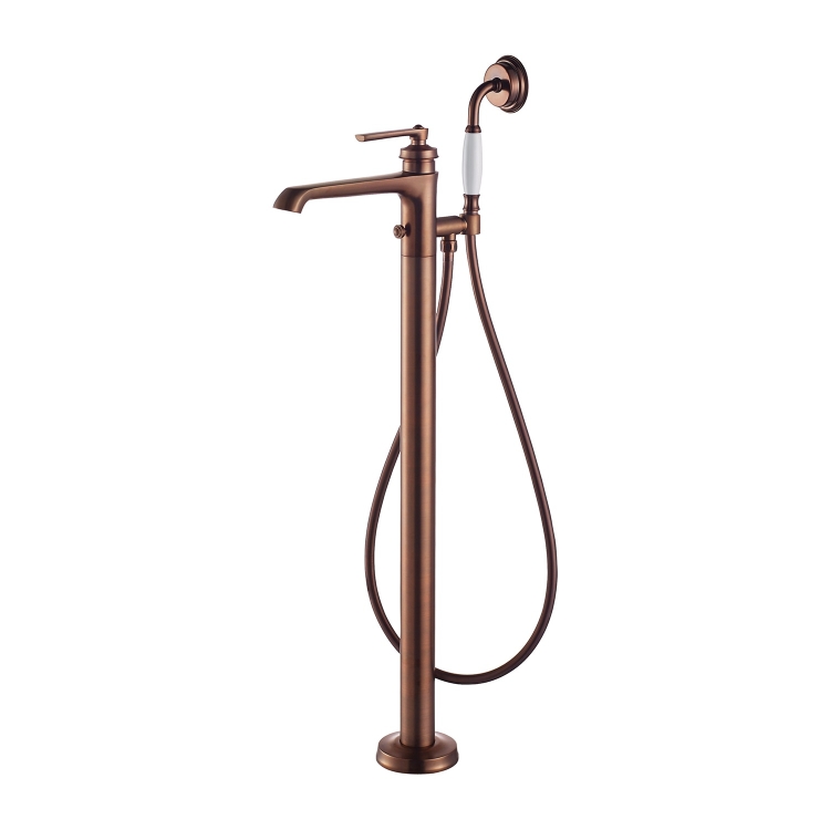 Mezclador de bañera independiente Omnires Armance cobre antiguo (AM5233ORB)