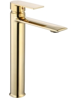 Mezclador de lavabo Rea Veneta dorado alto (REA-B6419)