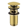 Omnires click-clack brushed brass bottom valve (A706BSB)