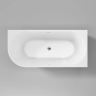 acrylic bathtub Rea Bellanto 160x75 + siphon + click/clack plug, right (REA-W0253)