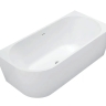 acrylic bathtub Rea Bellanto 160x75 + siphon + click/clack plug, right (REA-W0253)