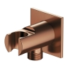 shower hose connection with holder Omnires brushed copper (8873C/KCPB)