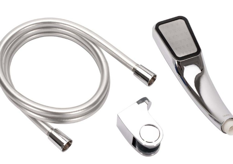 shower head Rea + hose + holder, chrome (REA-P8586)