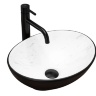 Lavabo Rea Sofia 41x34,5 negro/calala mate (REA-U6203)
