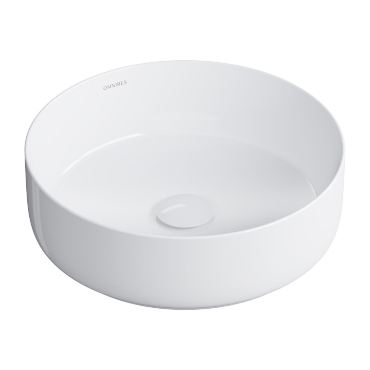 Omnires Tulsa washbasin 36 cm gloss white (TULSA355BP)