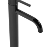 Mezclador de lavabo Rea Lungo negro metalizado alto (REA-B0662)