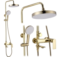 Estante de ducha Rea Veneta dorado (REA-P7842)