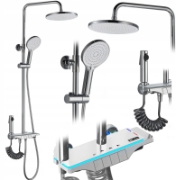 Sistema de ducha Rea Savio cromado (REA-P8544)