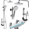 shower system Rea Savio chrome (REA-P8544)